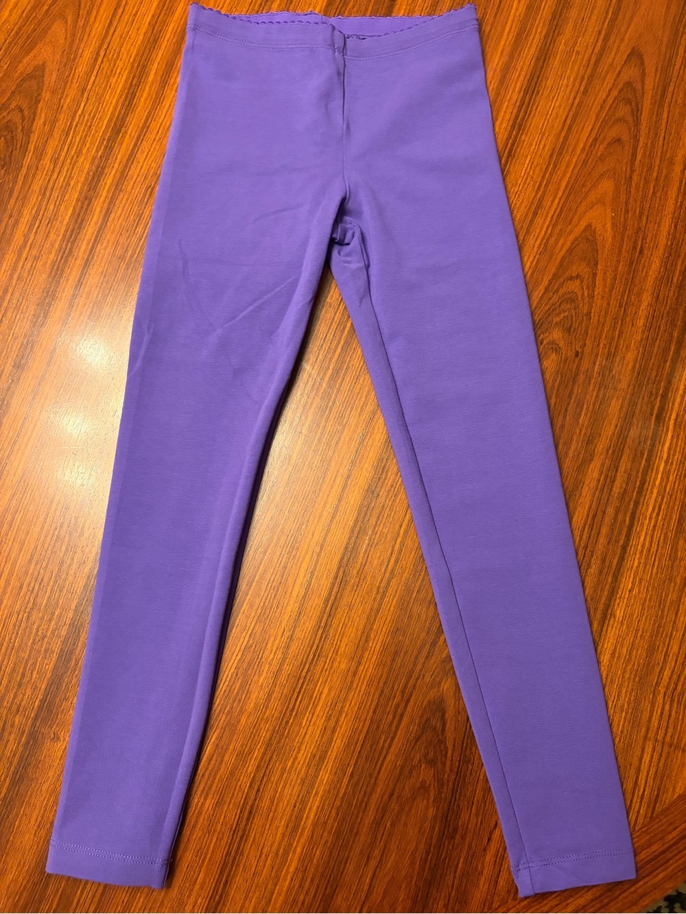 NWOT Tea Collection Purple Girls' Stretch Leggings, size 7